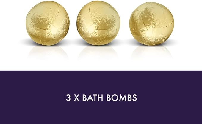 Baylis &amp; Harding Midnight Fig &amp; Pomegranate Luxury Bath Bomb Trio Gift Set